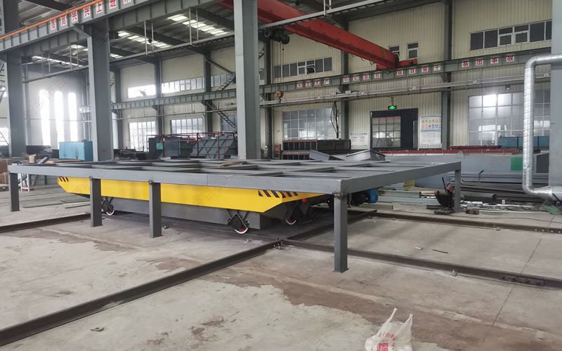 工廠車(chē)間大型工件過(guò)跨運(yùn)輸就用它——有軌過(guò)跨平車(chē)